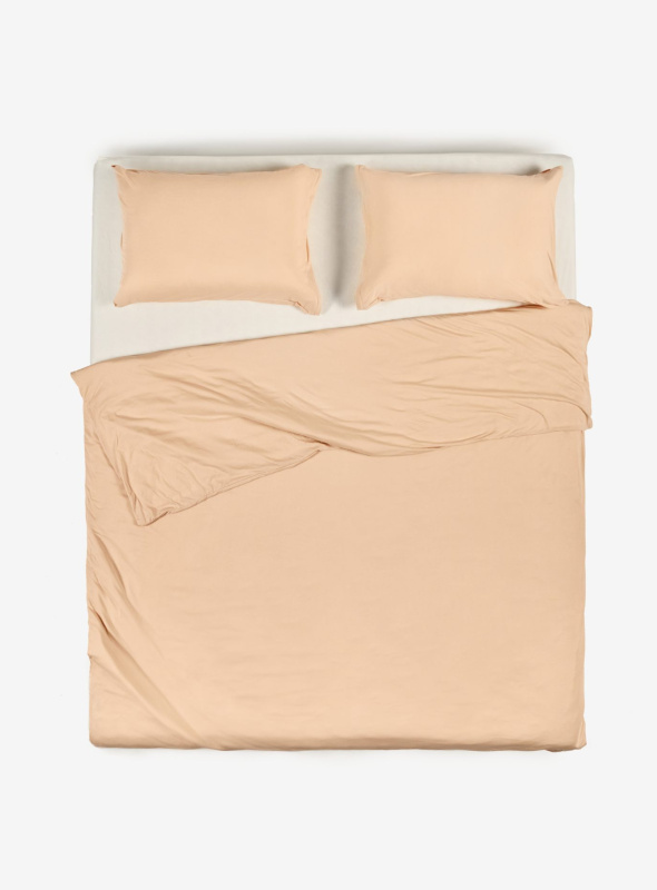 Простыня на резинке Tencel Экрю