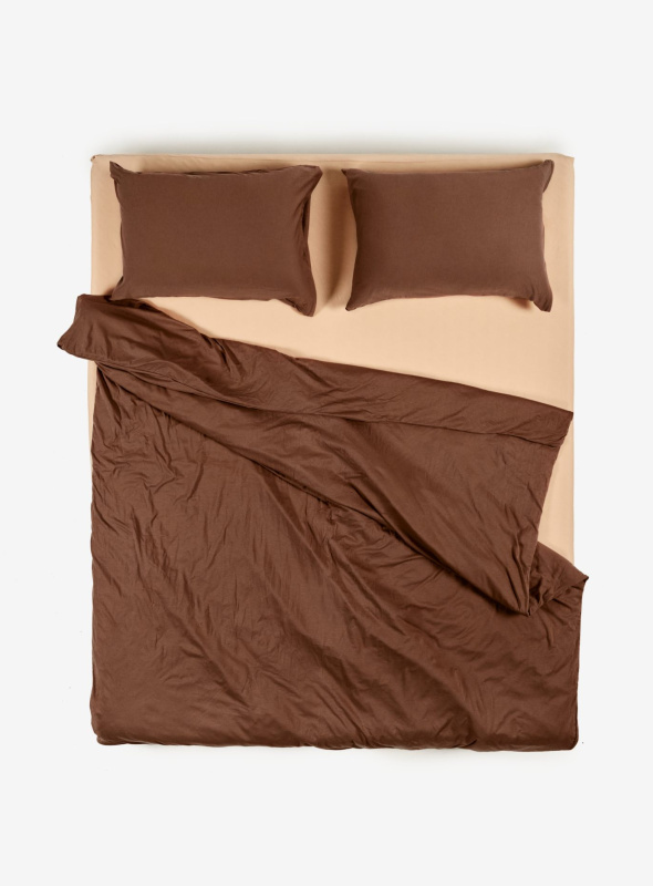 Пододеяльник Tencel Мокка